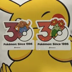 韓国 ポケモン 30周年 ステッカー プラスル マイナン - メルカリ