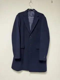 BEAMS ビームス メルトン チェスターコート ネイビー Mサイズ