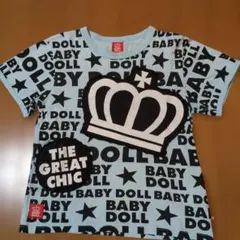 BABYDOLL Tシャツ 王冠ロゴ 総柄のサムネイル