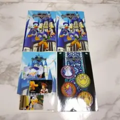 キングダムハーツ ウエハース シール 4枚 ディズニー TOMY 当時