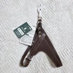 Porta ポルタ レザーベストハーネス S ブラウン 犬用胴輪