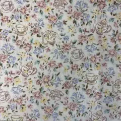 シーチングの小花プリント 1M