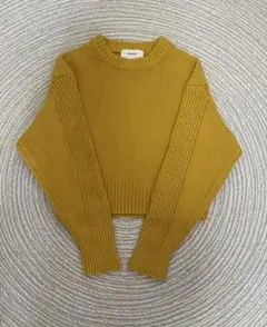 MOUSSY クロップドニット フリーサイズ