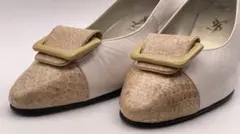 美品Yves Saint Laurentサンローラン23cmパンプスハイヒール