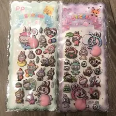 ラブブ　おしりぷにぷにシール 2点セット