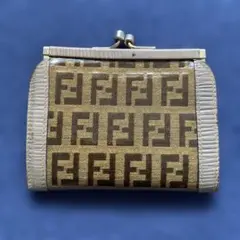 FENDIコインケース　がま口　ビンテージ
