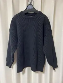 SeaRoom lynn ソフトハードニットプルオーバー　ブラック