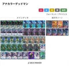 バーサスザデットマン　アナカラーデッドマン　デッキ