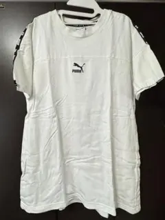 PUMA ホワイト Tシャツ M ワンポイント