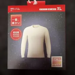 ユニクロ　超極暖ヒートテッククルーネックT