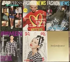 gap PRESS、FASHION NEWS、gapMEN、装苑など
