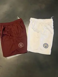 マンチェスター・シティ レプリカハーフパンツ 2着セット 150