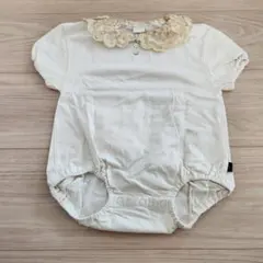 teteatete テータテート 襟花柄 カバーオール ロンパース 80サイズ