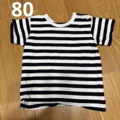 『美品』アニエスベー⭐︎ボーダーTシャツ 1an 80サイズのサムネイル