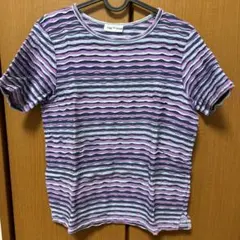 T'bis Studio 半袖 Tシャツ ボーダー柄のサムネイル