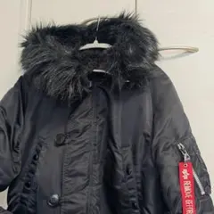 ALPHA N-3B ジャパンスペック ブラックファー Mサイズ ブラック美品