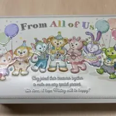 ダッフィー＆フレンズ　ディズニー　限定　空き缶　フロムオールオブアス