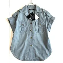 新品　Lauren Ralph Lauren シャンブレー半袖シャツ デニムのサムネイル