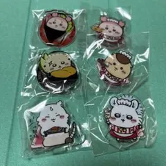 ちいかわ　レストラン　寿司　アクリルスタンド　6点セット　ガチャガチャ