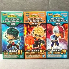 3点セット　ヒロアカ ワーコレ フィギュア GIGO限定 緑谷、爆豪、轟