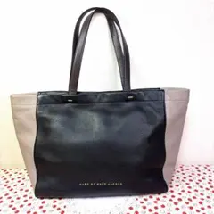 【美品】MARC BY MARC JACOBS レザー トートバッグバイカラー