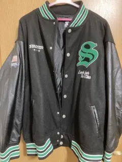 Starter スタジャン ブラック/グリーン