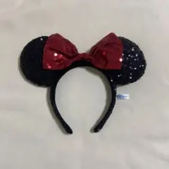 ミニーマウス スパンコールカチューシャ