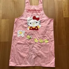 ハローキティ エプロン ピンク 保育士さん