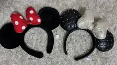 値下げ　美品　ディズニー カチューシャ まとめ売り　ミニーカチューシャ　セット