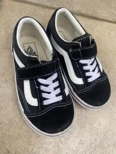 Vans ブラック ホワイト スニーカー17センチ
