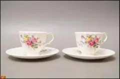 ② ロイヤルドルトン アルカディア カップ＆ソーサー プレート 3点