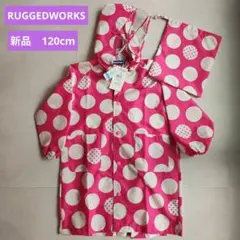 新品◆120cm◆RUGGEDWORKS◆レインコート（収納袋付き）
