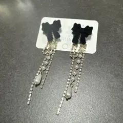 パールピアス　チェーンピアス　ブライダル　結婚式　タッセルピアス