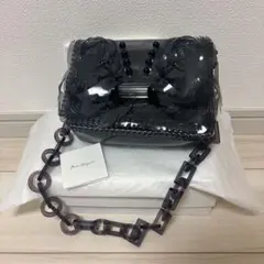 Mame Kurogouchi PVC チェーン ショルダーバッグのサムネイル