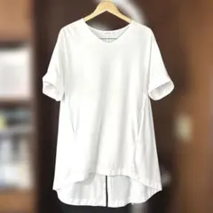 LEPSIM 半袖トップス バックスリット燕尾服風デザインのサムネイル
