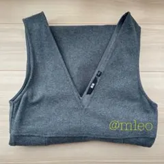 ユニクロ UNIQLO ブラッシュドジャージージャンパースカート グレー M