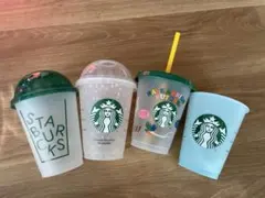 スターバックス リユーザブルカップ　4個セット