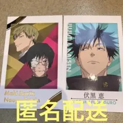 呪術廻戦 キャラポトレ 禪院直哉 禪院真希　伏黒恵　呪術　カード　2枚セット