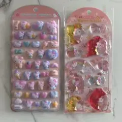 サンリオ　コットンパフィシール　ウォーターインシール