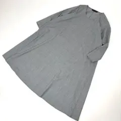 mizuiro ind ウール混 Aライン ロング ワンピース FREE