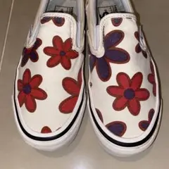 Vans スリッポン フラワーパターンULTRAcush 花柄　総柄　US6.5