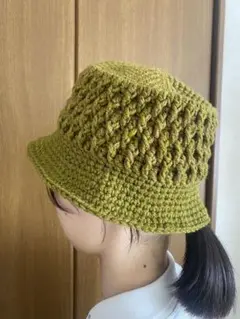 手編み帽子
