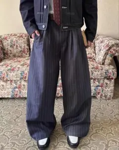 PUSH PUSHストライプ スラックス Sサイズ PUSH PUSHストライプ スラックス Sサイズ PP STRIPES PANTS