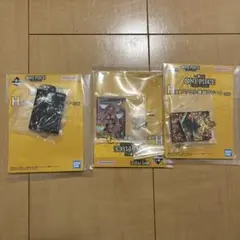 一番くじ　ワンピース　カードゲーム　H賞 アクリル雑貨アソート　3種類