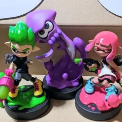amiibo　スプラトゥーン　ボーイ　ガール　イカ　　Nintendo
