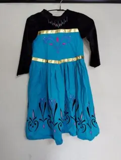 アナと雪の女王風　衣装　エルサ風ドレス120