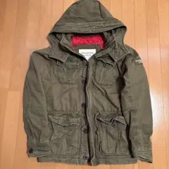 Abercrombie & Fitch フード付きミリタリージャケット