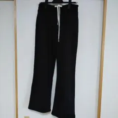 by LEGNA 新品ワイドパンツ　裏起毛　ドローストリング付き