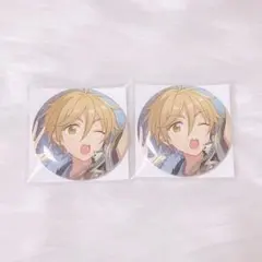 あんスタ フィーチャー2 ブラックステージ 缶バッジ 真白友也