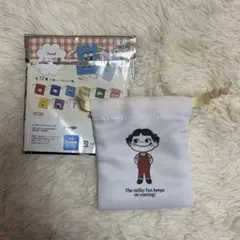 不二家 ペコちゃん ミニ巾着